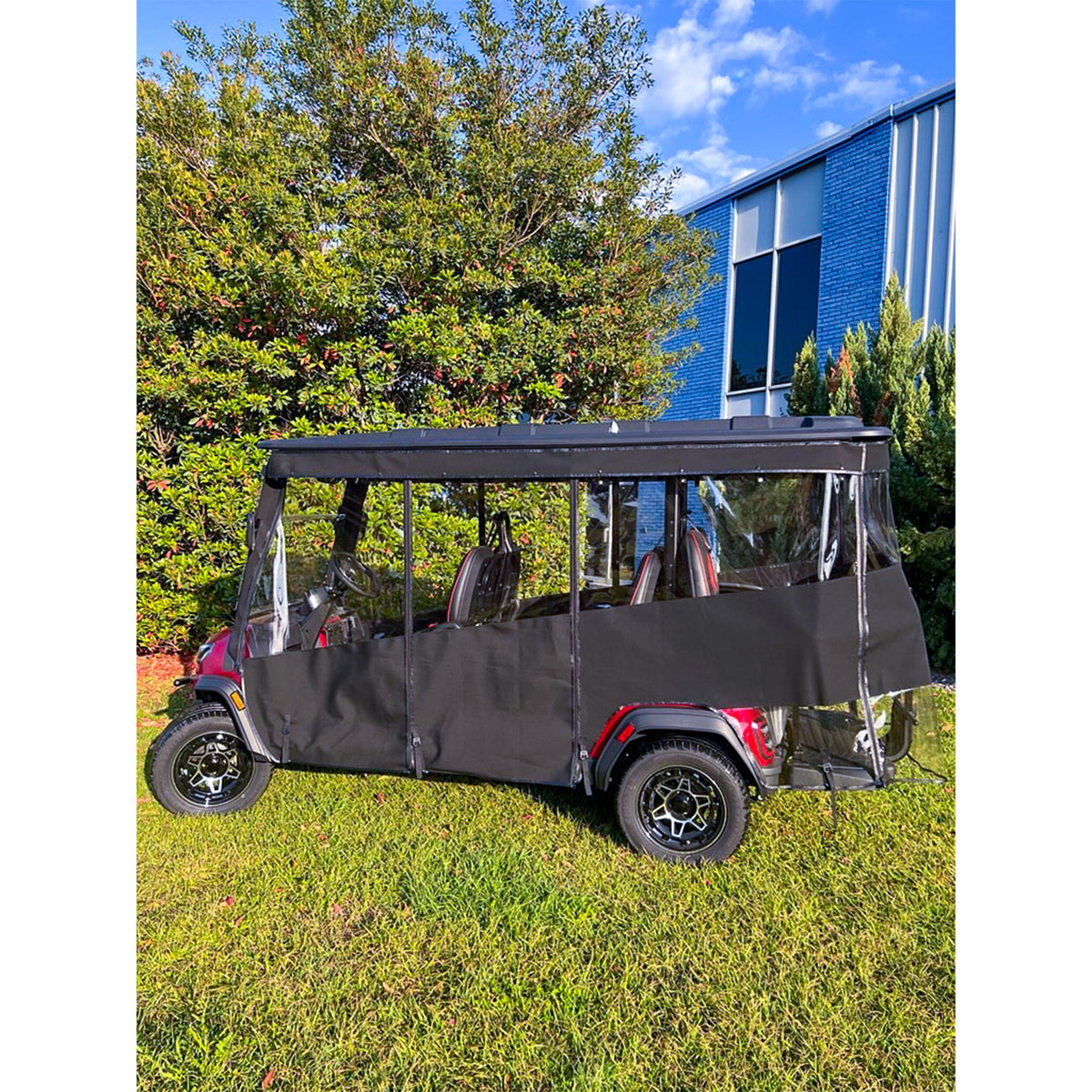 RedDot 6-Passenger Black Track Style Enclosure with Black Valance for ICON i60LX (Years 2026-Up)