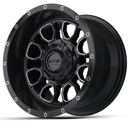 14" GTW Volt Black & Machined Wheel