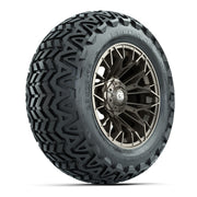 Set of (4) 14 in GTW® Stellar Matte Bronze Wheels with 23x10-14 Predator All-Terrain Tires
