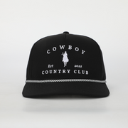Horse Roped Hat Black