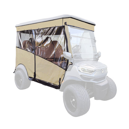 RedDot Linen Single Track Enclosure for MadJax® Ascent with 4-Forward Facing Seats