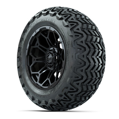 Set of (4) 14 in GTW Bravo Wheels with 23x10-14 GTW Predator - 3/4 view