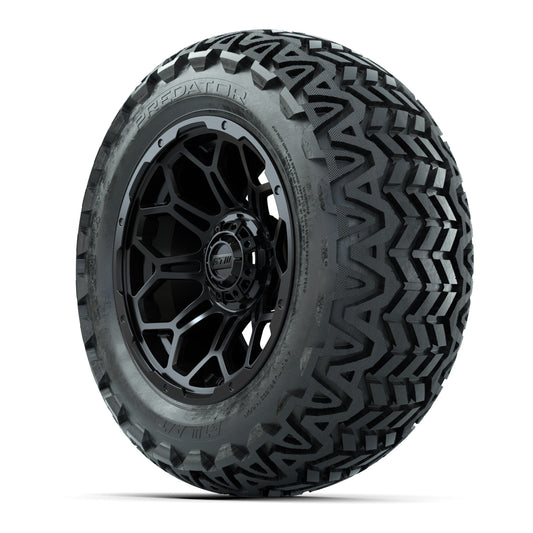 Set of (4) 14 in GTW Bravo Wheels with 23x10-14 GTW Predator - 3/4 view