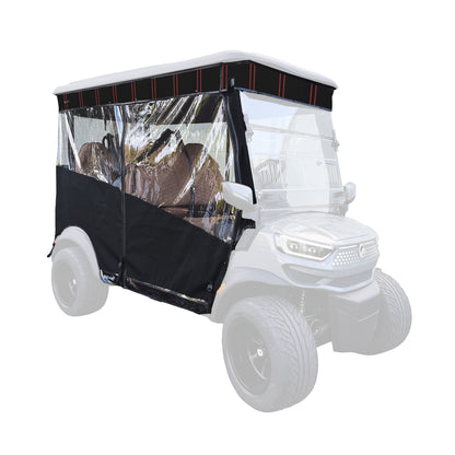 RedDot Black/Red Panther Single Track Enclosure for MadJax® Ascent with 4-Forward Facing Seats