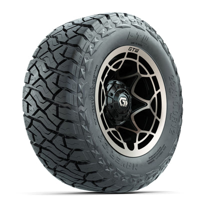 GTW Nexus Black/Bronze 12 in Wheels with 23x10.00-R12 Maverick All-Terrain Tires – Full Set