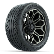 Set of (4) 14 in GTW Bravo Wheels with 225/30-14 Mamba Street Tires