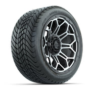 Set of (4) 14 in GTW Bravo Wheels with 225/30-14 Mamba Street Tires