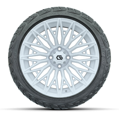 GTW Blur Gloss White 16 in Wheels with 225/40-R16 Maverick Hybrid Tires – Full Set