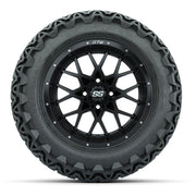 Set of (4) 14 in GTW Vortex Wheels with 23x10-14 GTW Predato - front view