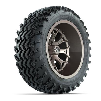 GTW Assault Matte Bronze 14 in Wheels with 23X10-R14 Rogue All-Terrain Tires – Full Set
