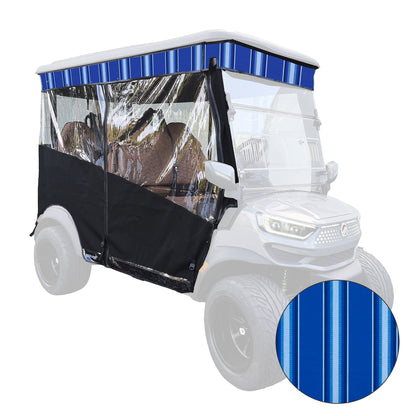 RedDot Black/Pacific Blue Fancy Single Track Enclosure for MadJax® Ascent with 4-Forward Facing Seats
