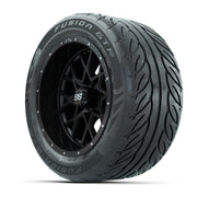 Set of (4) 14 in GTW Vortex Wheels with 255/45-R14 Fusion GT - 3/4 view