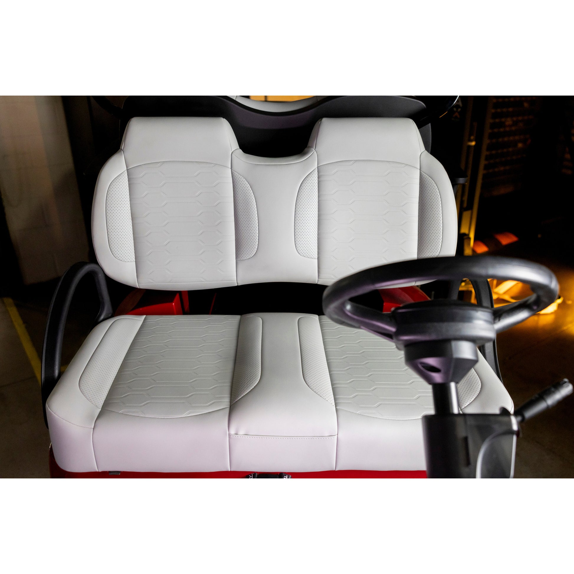 MadJax® EZGO TXT/RXV/L4/S4 Caramel Brown Aspen Front Seat Cushions
