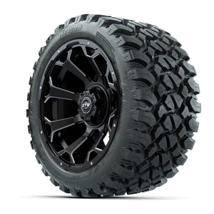 Set of (4) 14 in GTW Raven Wheels with 23x10-14 GTW Nomad Al - 3/4 view