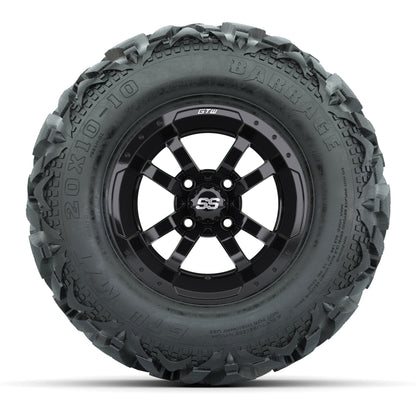 Storm Trooper Wheels with Barrage Mud Tires - 10 Inch