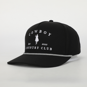 Horse Roped Hat Black