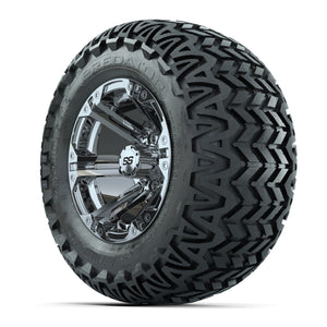 GTW Specter Chrome Wheels with 23in Predator A-T Tires - 12 Inch