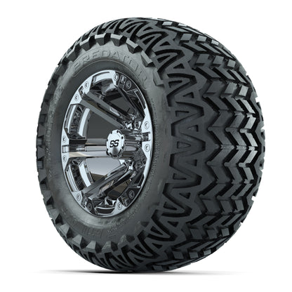 GTW Specter Chrome Wheels with 23in Predator A-T Tires - 12 Inch