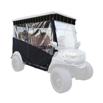RedDot Black/Cooper Black Single Track Enclosure for MadJax® Ascent with 4-Forward Facing Seats