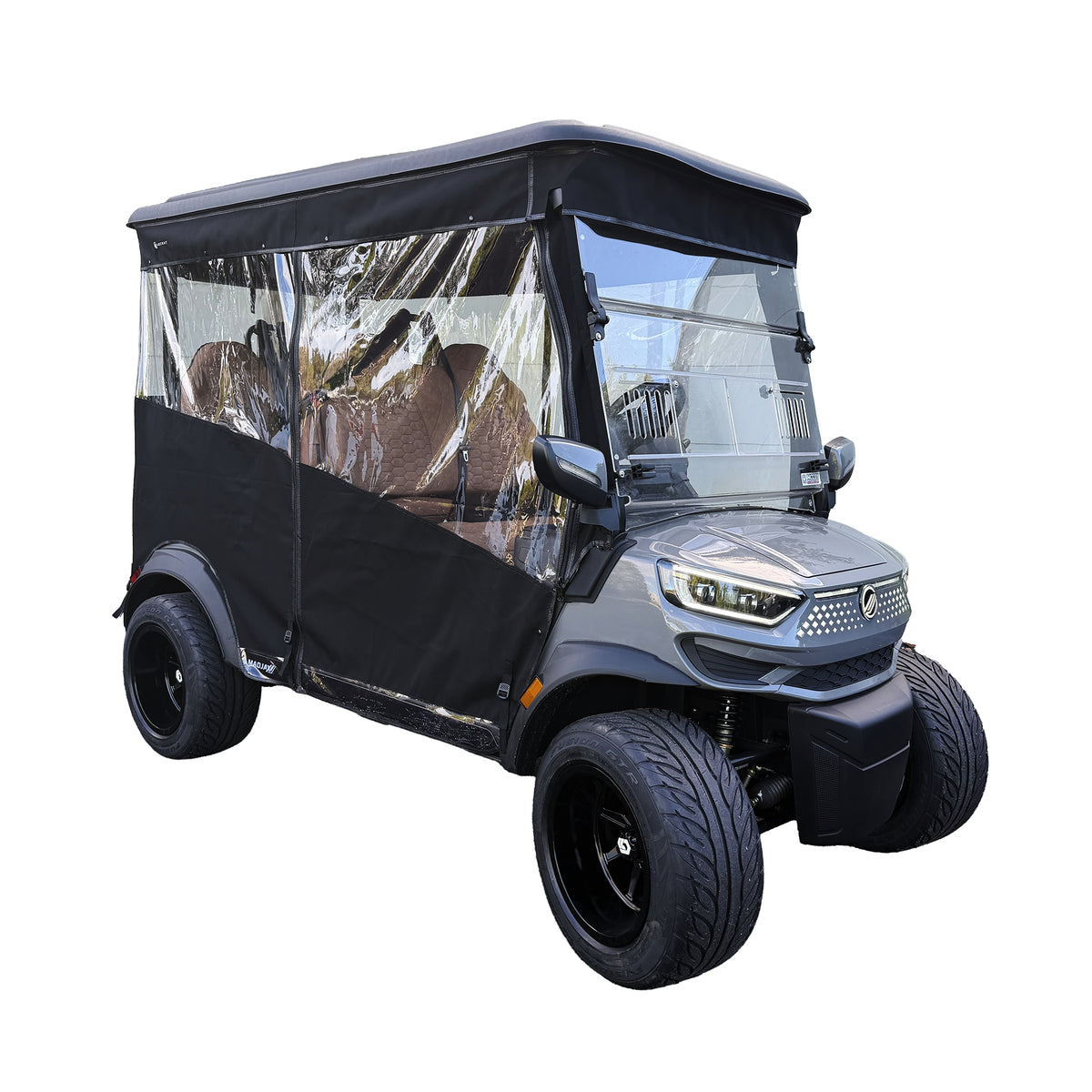 RedDot Black Single Track Enclosure for MadJax® Ascent with 4-Forward Facing Seats