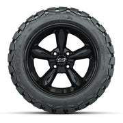 Set of (4) 14 in GTW Godfather Wheels with 22x10-14 GTW Timb - front view