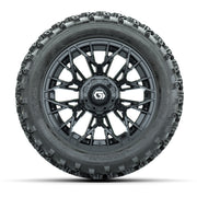 GTW Stellar Black 14 in Wheels with 23x10.00-14 Rogue All Te - front view