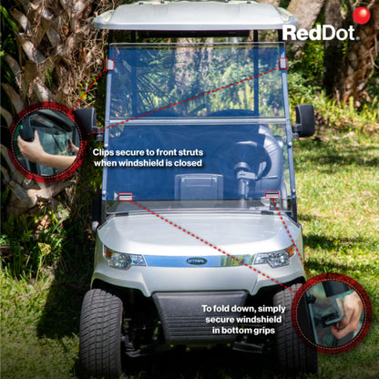 RedDot Star EV Capella Tinted Impact modified Folding Windshield