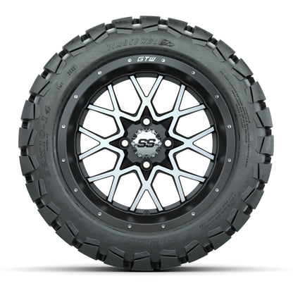 Set of (4) 14 in GTW Vortex Wheels with 22x10-14 GTW Timberw - front view