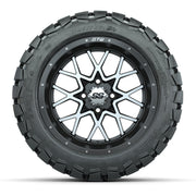 Set of (4) 14 in GTW Vortex Wheels with 22x10-14 GTW Timberw - front view