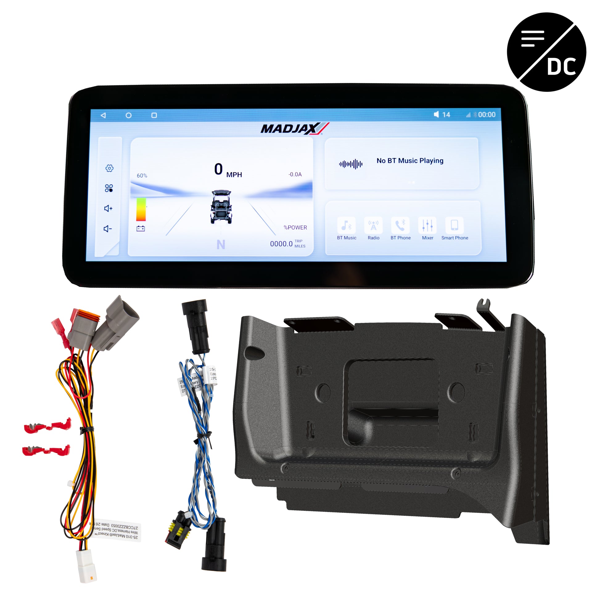 MadJax® Kinect™ Display Screen Kit for D/C motor Club Car Pr
