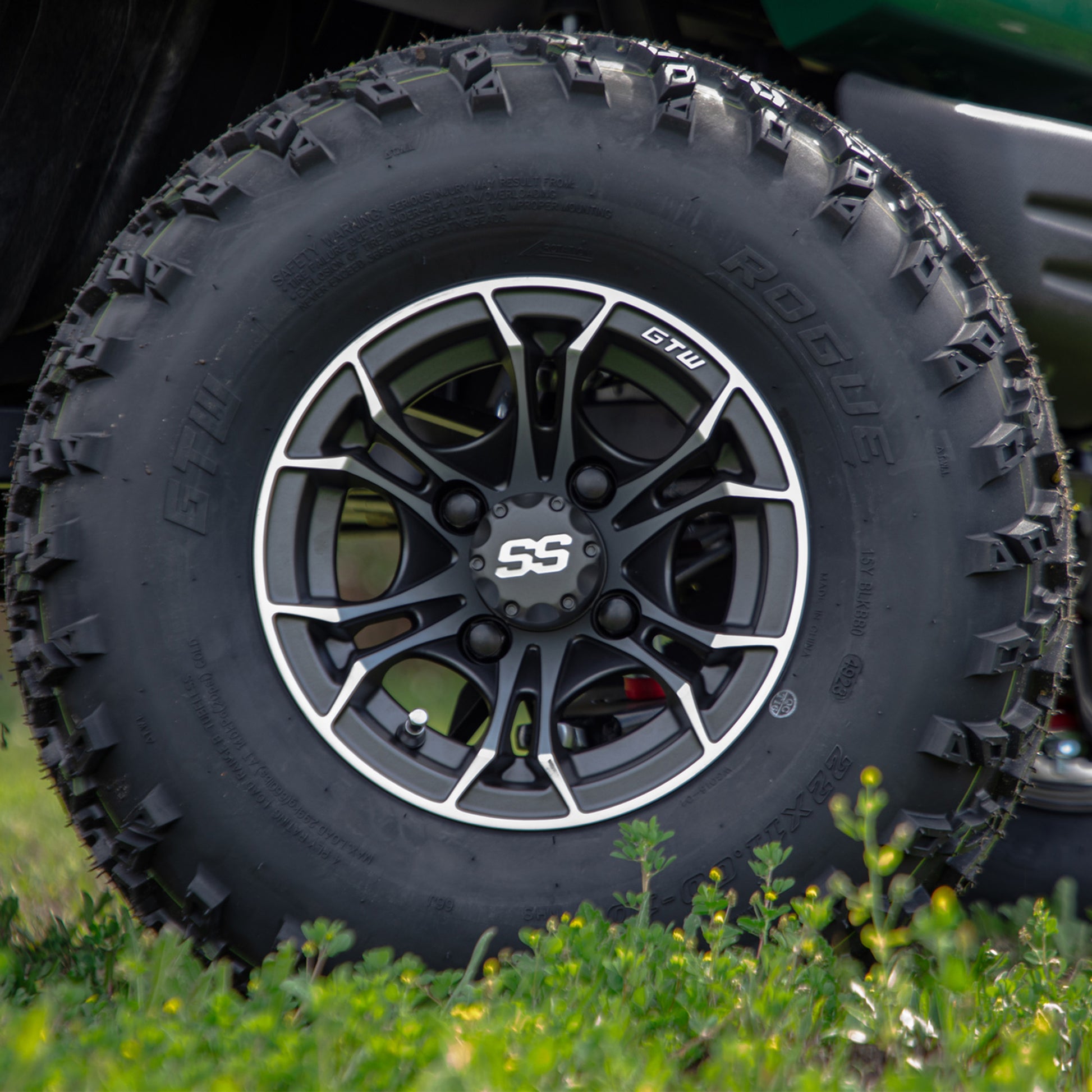 GTW® Snap-In Gloss Black SS Center Cap