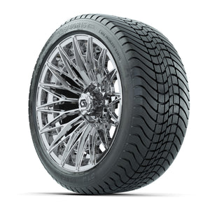 GTW Blur Chrome 16 in Wheels with 225/40-R16 Mamba Street Tires – Full Set