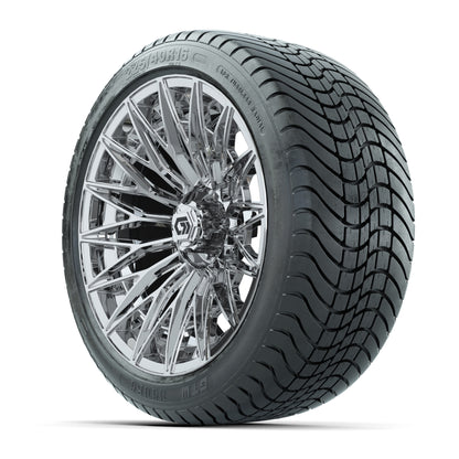GTW Blur Chrome 16 in Wheels with 225/40-R16 Mamba Street Tires – Full Set