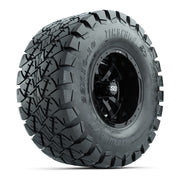 GTW Storm Trooper Black Wheels with 22in Timberwolf Mud Tires - 10 Inch
