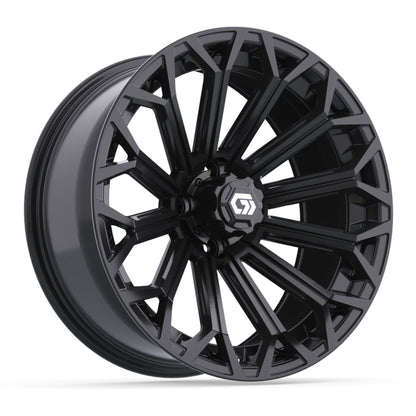 Phantom 16 inch GTW golf cart wheel - Gloss Black