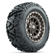 GTW Barricade Bronze 14 in Wheels with 25x10-14 Barrage Mud Tires – Full Set