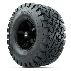 GTW Godfather Black 10 in Wheels with 22x10-10 Timberwolf All-Terrain Tires – Full Set