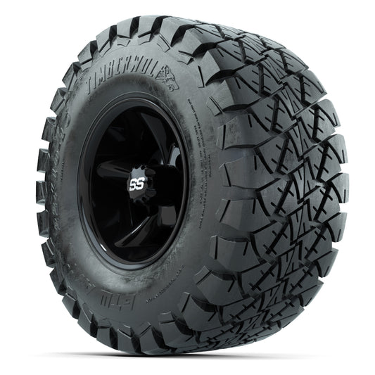GTW Godfather Black 10 in Wheels with 22x10-10 Timberwolf All-Terrain Tires – Full Set