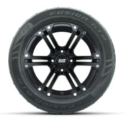 Set of (4) 14 in GTW Specter Wheels with 255/45-R14 Fusion G - front view