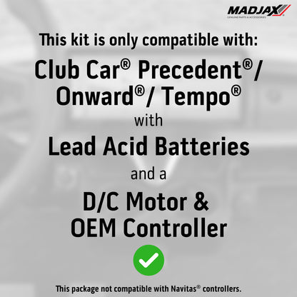 MadJax® Kinect™ Display Screen Kit for D/C motor Club Car Pr