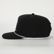 Horse Roped Hat Black