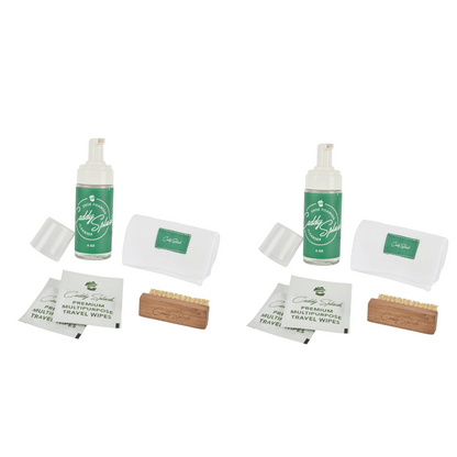 Ultimate Golf Shoe Cleaner Kit – On-the-Go Foaming Cleanser & Wipes