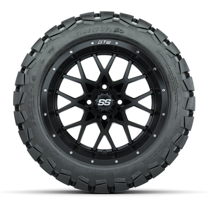 Set of (4) 14 in GTW Vortex Wheels with 22x10-14 GTW Timberw - front view