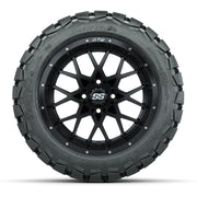 Set of (4) 14 in GTW Vortex Wheels with 22x10-14 GTW Timberw - front view