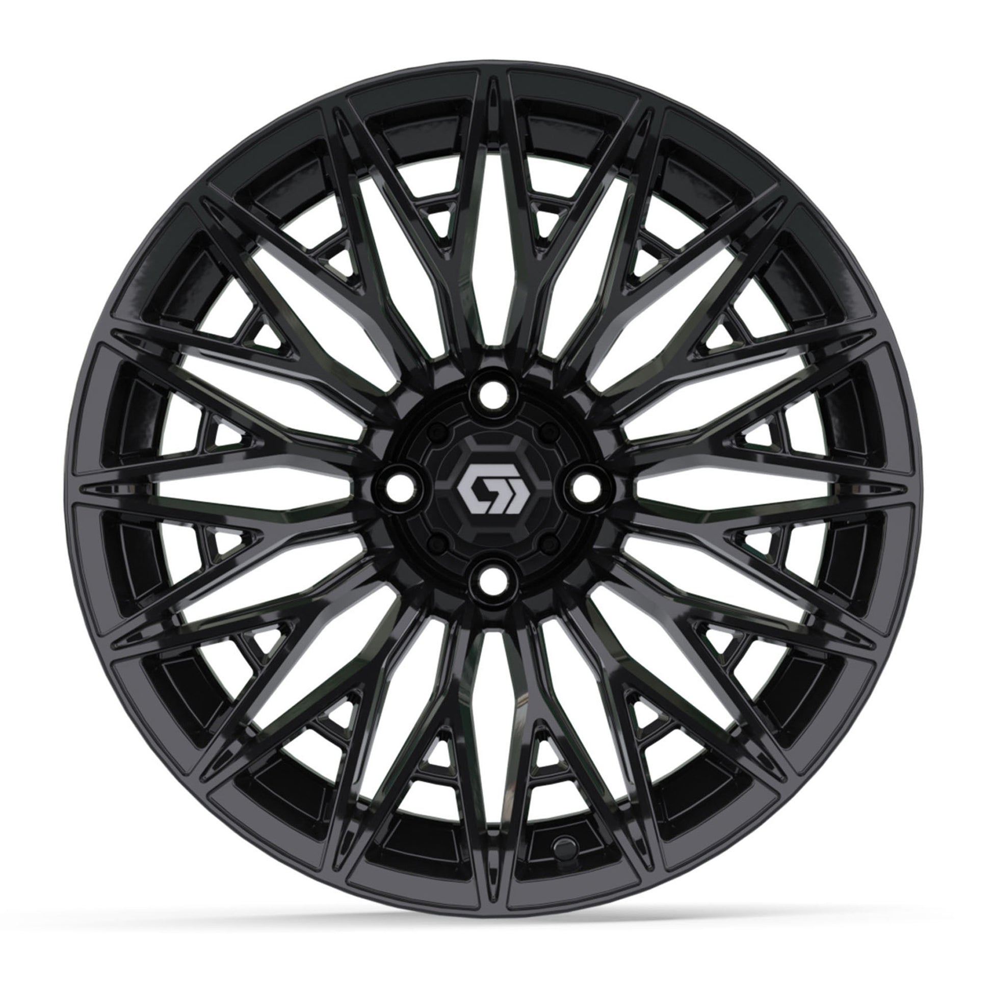 Blur 16 inch GTW golf cart wheel - Gloss Black