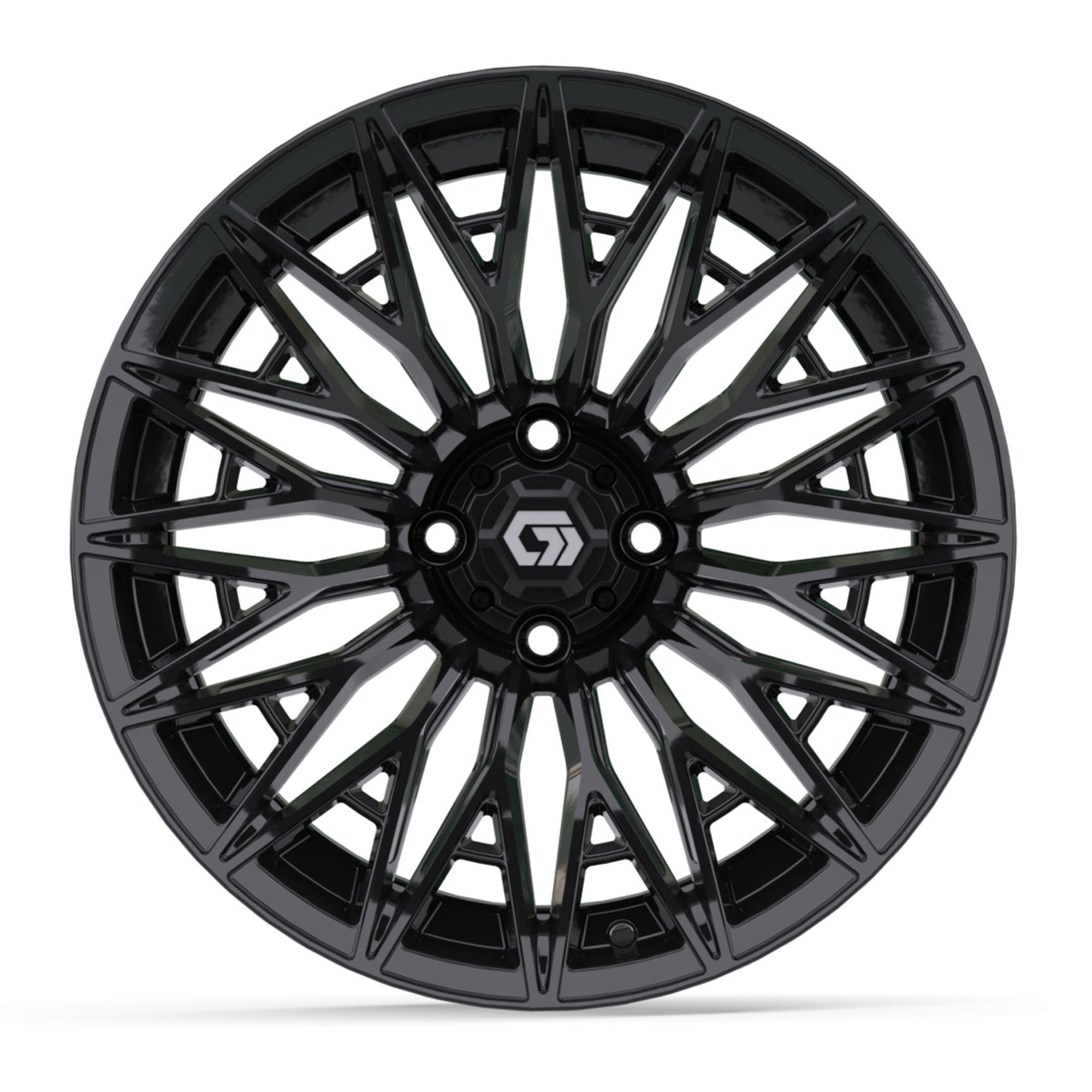Blur 16 inch GTW golf cart wheel - Gloss Black