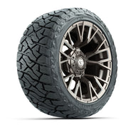 GTW Vandal Satin Bronze/Machined 14 in Wheels with 23x10.00-R14 Maverick All-Terrain Tires – Full Set