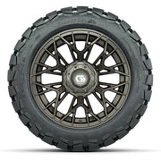 GTW Stellar Matte Bronze 14 in Wheels with 22X10-14 Timberwo - front view