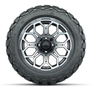 Set of (4) 14 in GTW Bravo Wheels with 22x10-14 GTW Timberwo - front view