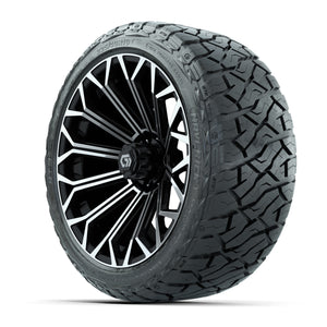 GTW Phantom Black/Machined 16 in Wheels with 225/40-R16 Maverick Hybrid Tires – Full Set